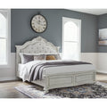  Benchcraft Montelaine B795B7 California King Upholstered Panel Bed IMAGE 5