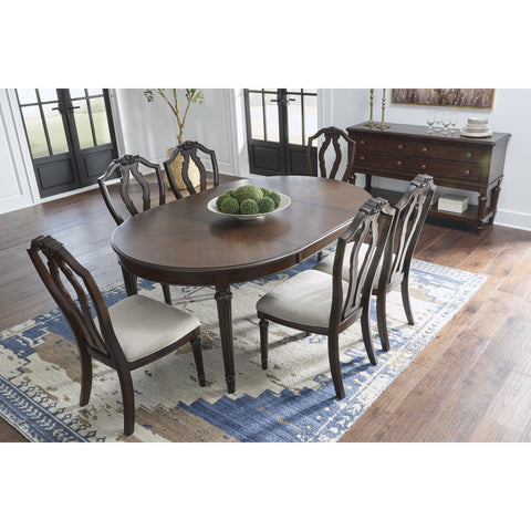  Signature Design by Ashley Lavinton D764-35 Oval Dining Room Extension Table IMAGE 11