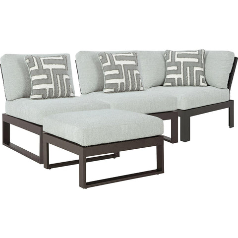  Signature Design by Ashley Beachloft P490P7 4 pc Outdoor Sectional IMAGE 1