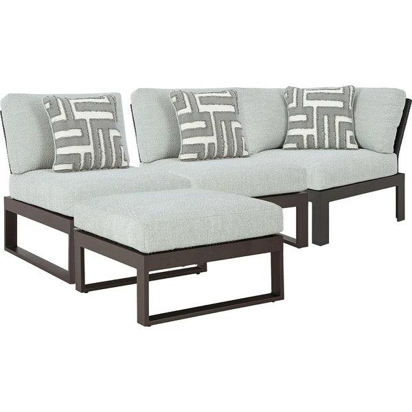  Signature Design by Ashley Beachloft P490P7 4 pc Outdoor Sectional IMAGE 1