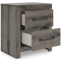  Signature Design by Ashley Graystorm PCB2405-92 Two Drawer Night Stand IMAGE 2