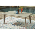  Signature Design by Ashley Cliff Trails PCP690-625 Rectangular Dining Table with Umbrella Option IMAGE 4