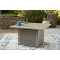  Signature Design by Ashley Cliff Trails PCP690-772 Square Fire Pit Table IMAGE 6