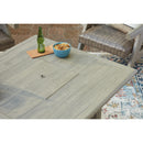  Signature Design by Ashley Cliff Trails PCP690-772 Square Fire Pit Table IMAGE 8