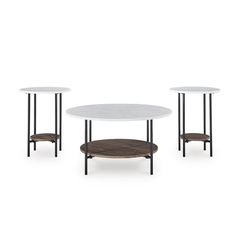  Signature Design by Ashley Wrenwich T167-13 Occasional Table Set IMAGE 2