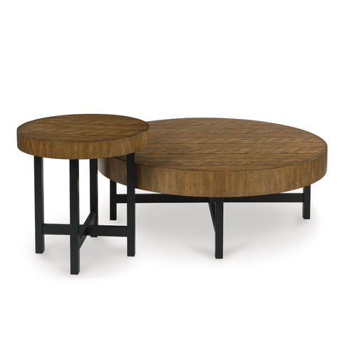  Signature Design by Ashley Steenlage T575-12 Occasional Table Set IMAGE 2