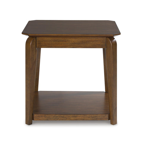  Signature Design by Ashley Trenmour T596-2 Square End Table IMAGE 2