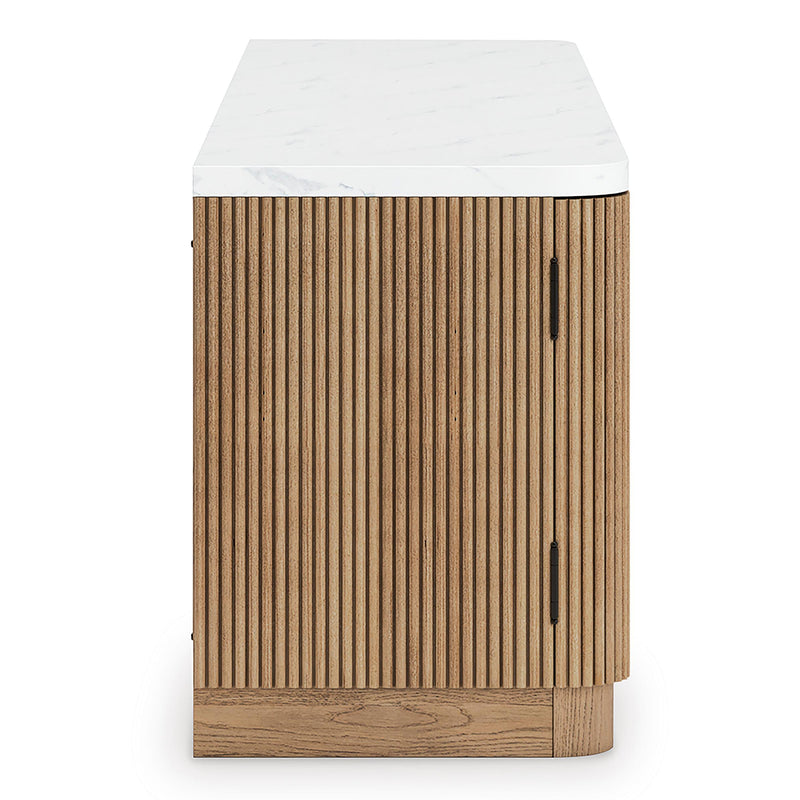  Signature Design by Ashley Camdill W808-68 XL TV Stand with Fireplace Option IMAGE 4