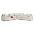 Signature Design by Ashley Modmax 92103S69 7 pc Balanced Sectional with Audio and Storage Consoles IMAGE 1