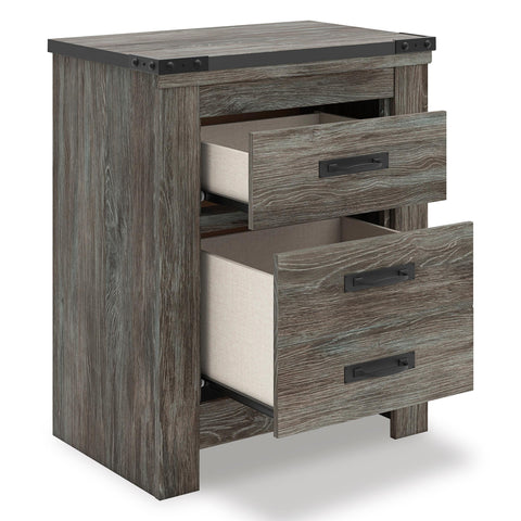  Signature Design by Ashley Frandern B4480-92 Two Drawer Night Stand IMAGE 2