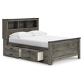  Signature Design by Ashley Frandern B4480B9 Full Bookcase Panel Bed with Storage IMAGE 2