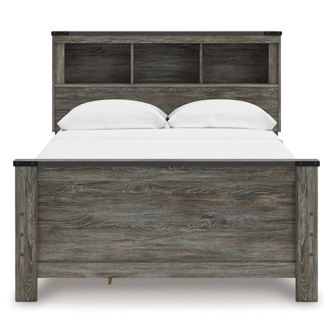  Signature Design by Ashley Frandern B4480B9 Full Bookcase Panel Bed with Storage IMAGE 3