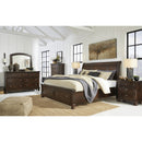  Millennium Porter B697B47 California King Sleigh Storage Bed IMAGE 9