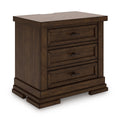  Signature Design by Ashley Taffenbrook B849-93 Three Drawer Night Stand IMAGE 1