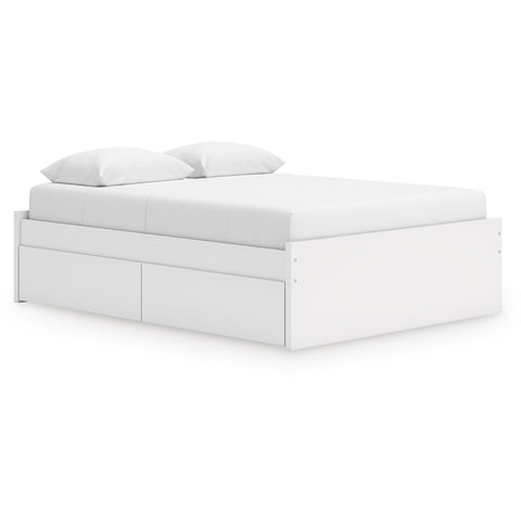  Signature Design by Ashley Onita EB9630B22 Queen Platform Bed with 1 Side Storage IMAGE 1