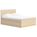  Signature Design by Ashley Onita EB9632B11 Full Panel Platform Bed with 1 Side Storage IMAGE 1