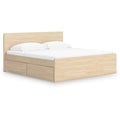  Signature Design by Ashley Onita EB9632B18 Queen Panel Platform Bed with 2 Side Storage IMAGE 1