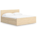  Signature Design by Ashley Onita EB9632B24 King Panel Platform Bed with 2 Side Storage IMAGE 1