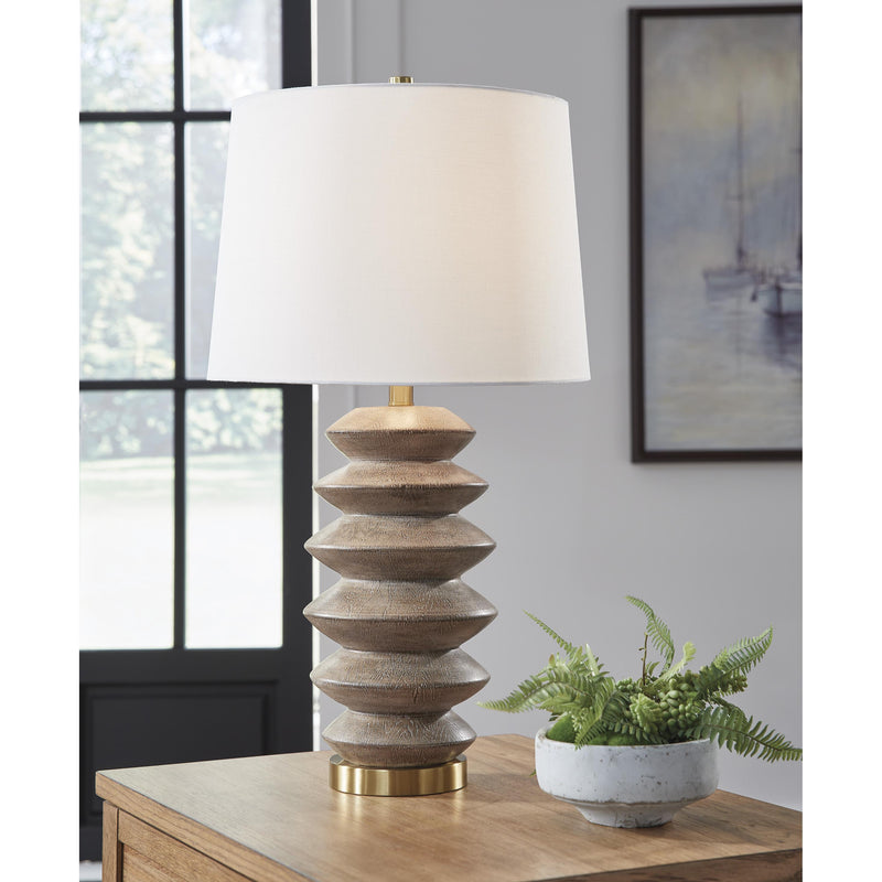  Signature Design by Ashley Jyllyard L235944 Poly Table Lamp IMAGE 2