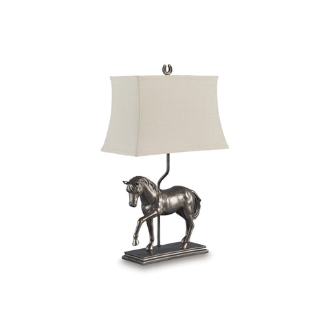  Signature Design by Ashley Sandorman L317044 Poly Table Lamp IMAGE 1