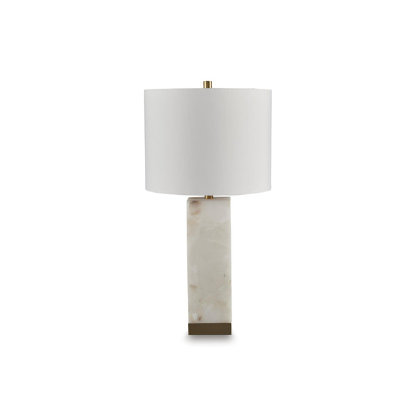  Signature Design by Ashley Linderfield L429094 Alabaster Table Lamp IMAGE 1