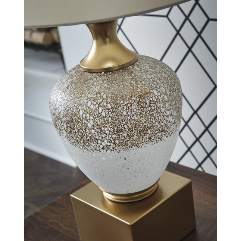  Signature Design by Ashley Tavisburg L430894 Glass Table Lamp IMAGE 3