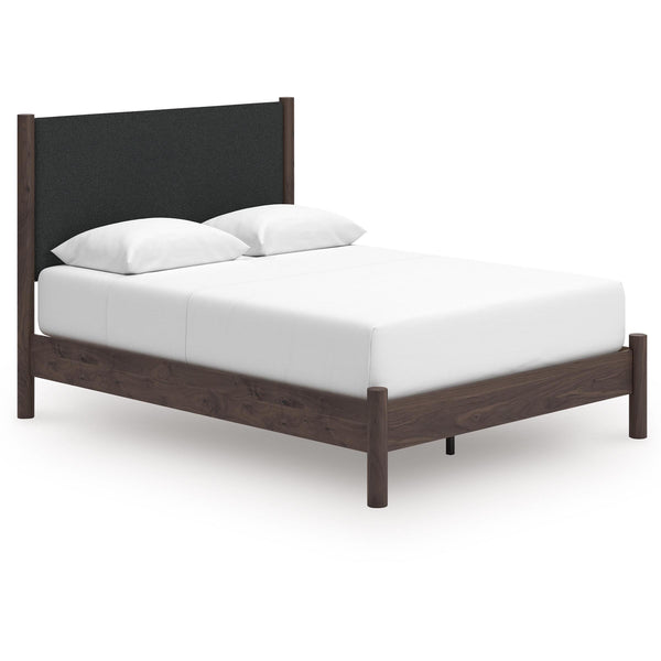  Signature Design by Ashley Pamytta PCB2614B12 Queen Upholstered Panel Platform Bed IMAGE 1