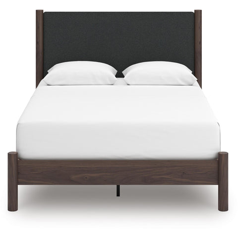  Signature Design by Ashley Pamytta PCB2614B12 Queen Upholstered Panel Platform Bed IMAGE 2