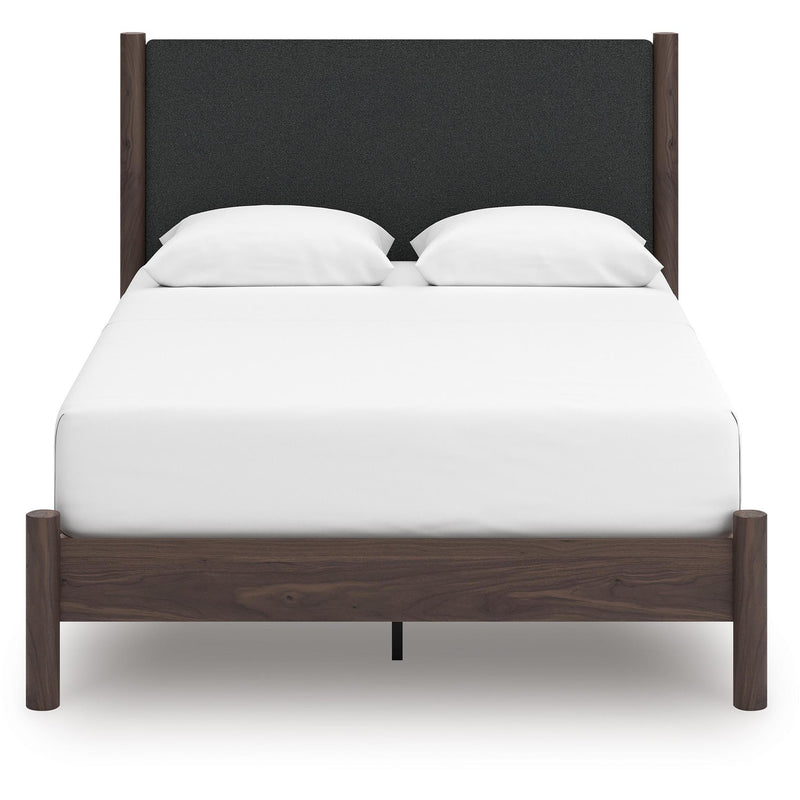  Signature Design by Ashley Pamytta PCB2614B12 Queen Upholstered Panel Platform Bed IMAGE 2