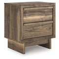  Signature Design by Ashley Chirason PCB3367-92 Two Drawer Night Stand IMAGE 1