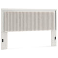  Signature Design by Ashley Zuraleus PCB3381-57 Queen Upholstered Panel Headboard IMAGE 1
