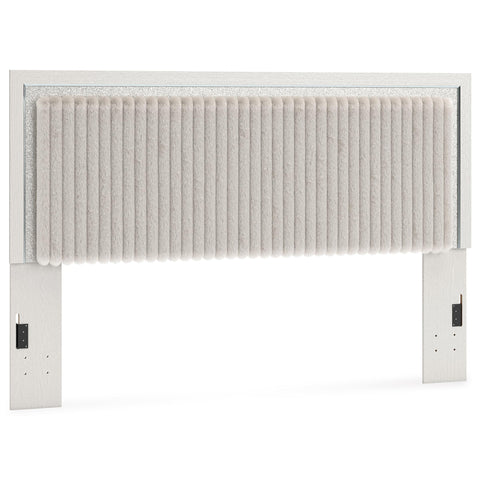  Signature Design by Ashley Zuraleus PCB3381-58 King Upholstered Panel Headboard IMAGE 1