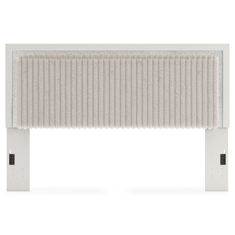  Signature Design by Ashley Zuraleus PCB3381-58 King Upholstered Panel Headboard IMAGE 2