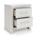  Signature Design by Ashley Zuraleus PCB3381-92 Two Drawer Night Stand IMAGE 2
