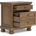  Signature Design by Ashley Feddinger PCB779-92 Two Drawer Night Stand IMAGE 2
