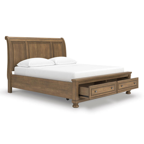  Signature Design by Ashley Feddinger PCB779B9 California King Storage Sleigh Bed IMAGE 2