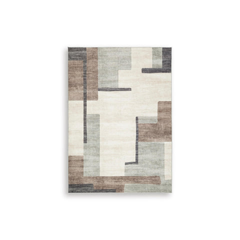  Signature Design by Ashley Larkport R407412 Washable Medium Rug IMAGE 1