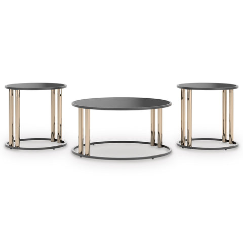 Signature Design by Ashley Hannerly T219-13 Occasional Table Set IMAGE 1