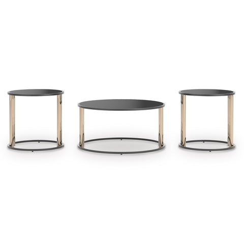  Signature Design by Ashley Hannerly T219-13 Occasional Table Set IMAGE 2