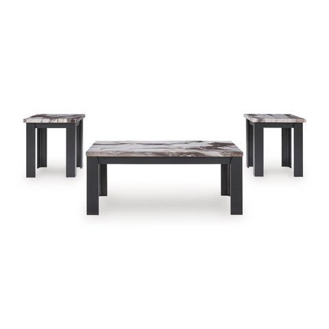  Signature Design by Ashley Jazmore T255-13 Occasional Table Set IMAGE 2