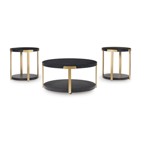  Signature Design by Ashley Shylore T410-13 Occasional Table Set IMAGE 2