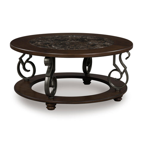  Signature Design by Ashley Frallyn T623-8 Round Cocktail Table IMAGE 1