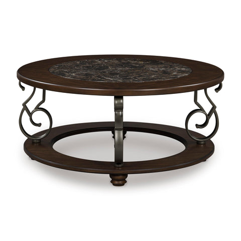  Signature Design by Ashley Frallyn T623-8 Round Cocktail Table IMAGE 2