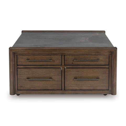  Signature Design by Ashley Kallenny T669-8 Square Cocktail Table IMAGE 3