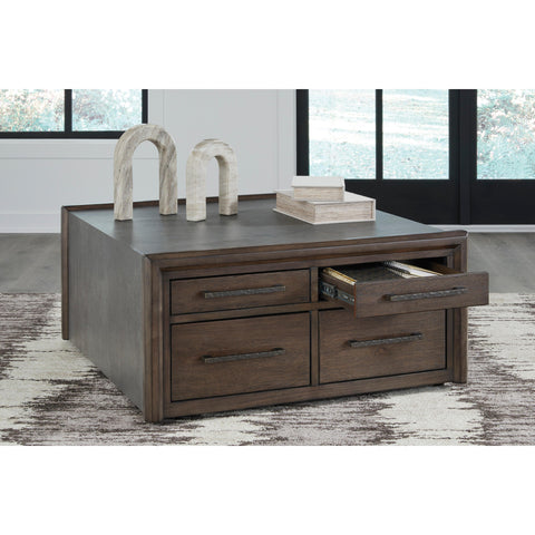  Signature Design by Ashley Kallenny T669-8 Square Cocktail Table IMAGE 8