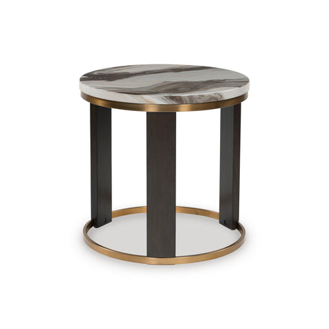  Signature Design by Ashley Jazmore T671-6 Round End Table IMAGE 3