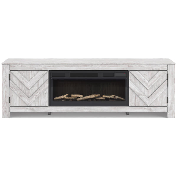  Signature Design by Ashley Cayboni W3788W1 71" TV Stand with Electric Fireplace IMAGE 1