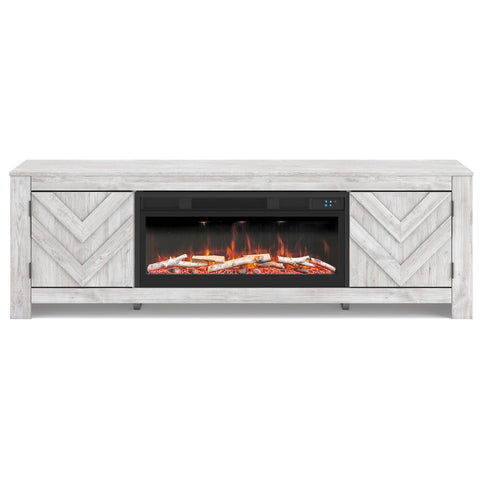  Signature Design by Ashley Cayboni W3788W1 71" TV Stand with Electric Fireplace IMAGE 2