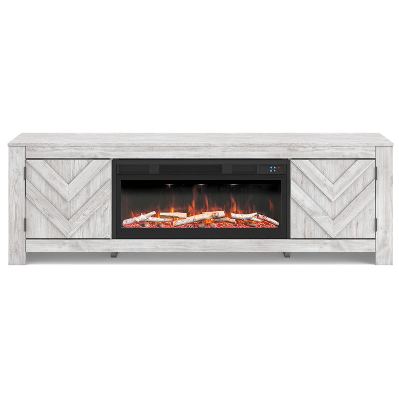  Signature Design by Ashley Cayboni W3788W1 71" TV Stand with Electric Fireplace IMAGE 2