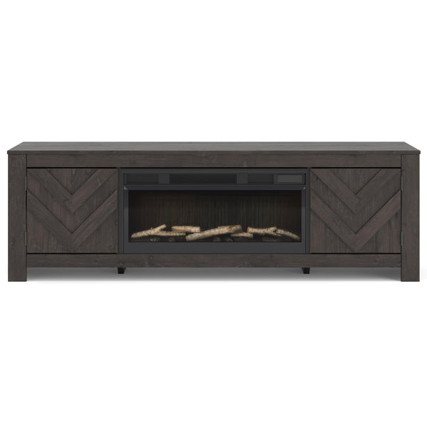  Signature Design by Ashley Cayboni W3789W1 71" TV Stand with Electric Fireplace IMAGE 1